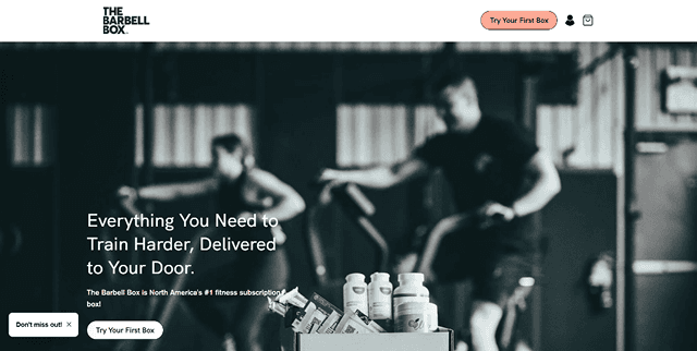 A Subscription-First Shopify Store for a Monthly Fitness Box