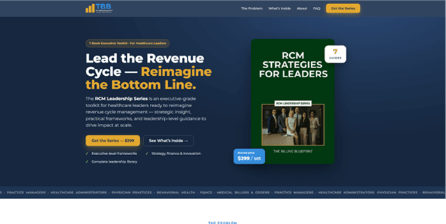 A Single-Page WordPress Launch for a Healthcare eBook Series