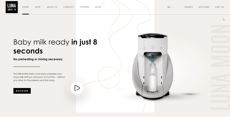 E-commerce for an Inventive Milk Butler