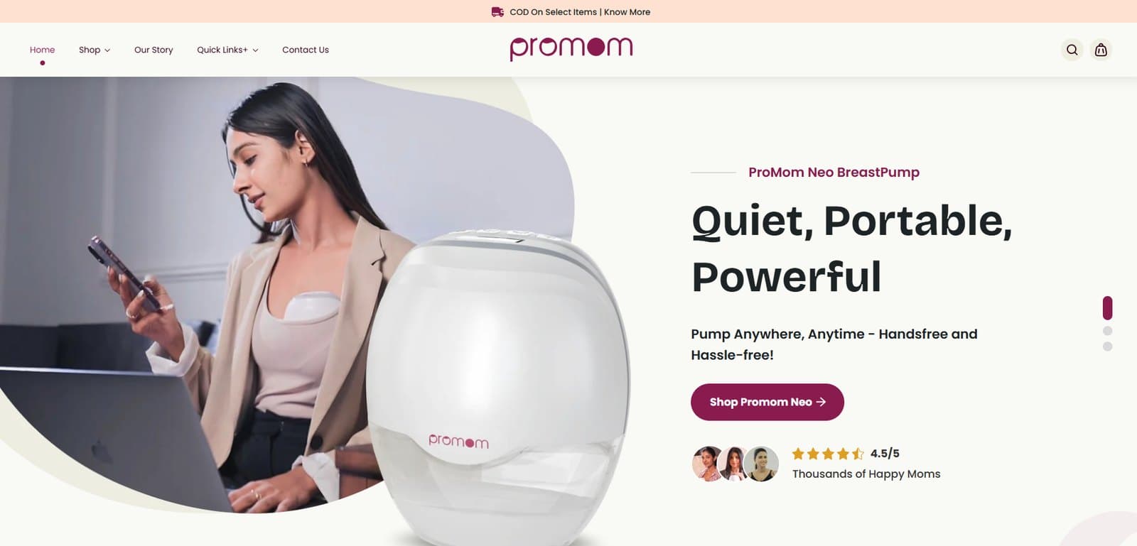 Direct-to-Consumer Retail for a Wearable Breast Pump