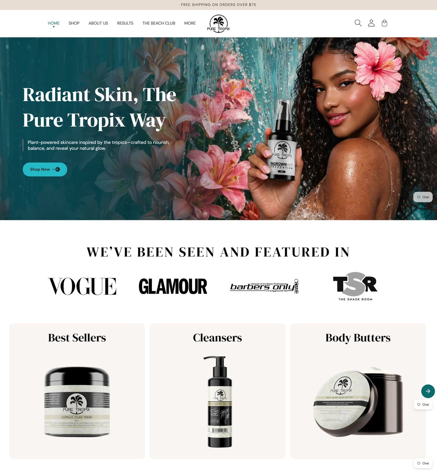 Skincare Built to Reorder — the delivered interface