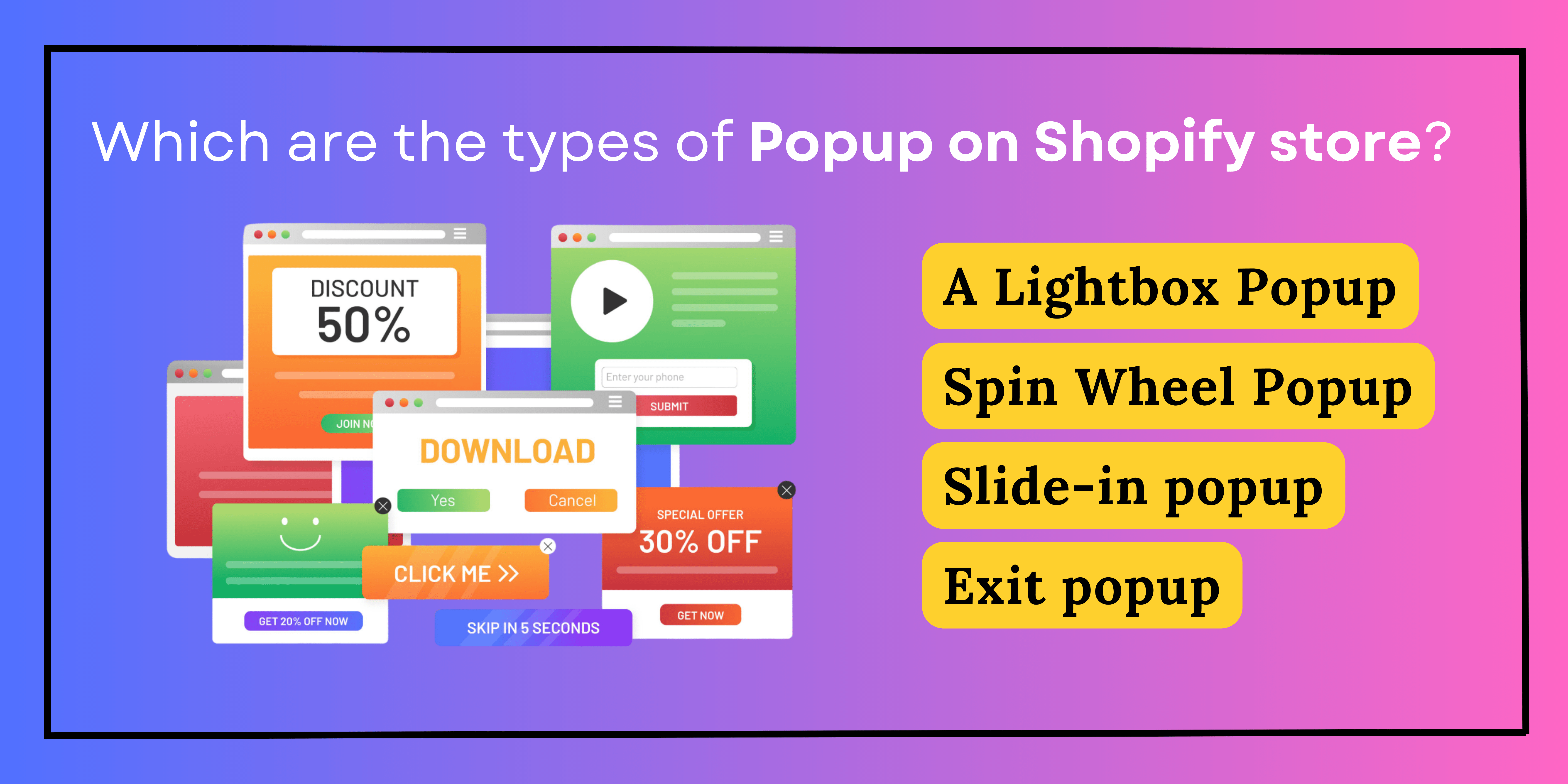 Which_are_the_types_of_popup_on_Shopify_store Types of Popups on Shopify store