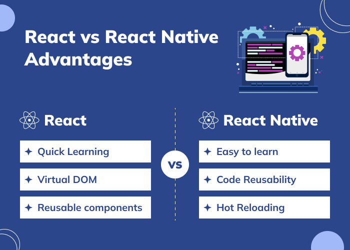 react js vs react native<br />
